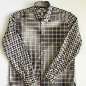 Joseph Abboud Men’s Shirt Plaid Non-Iron Size L